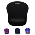 thumbnail image 1 of TECKNET Mouse Pad with Wrist Support, Ergonomic Gaming Mouse Pad for Pain Relief, Non-Slip Waterproof Desk Pad for Office, Study & Laptop, Black, 1 of 8
