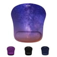 thumbnail image 1 of TECKNET BASICS Mouse Pad with Wrist Support, Ergonomic Gaming Mouse Pad for Pain Relief, Non-Slip Waterproof Desk Pad for Office, Study & Laptop, Dark Purple Galaxy, 1 of 8