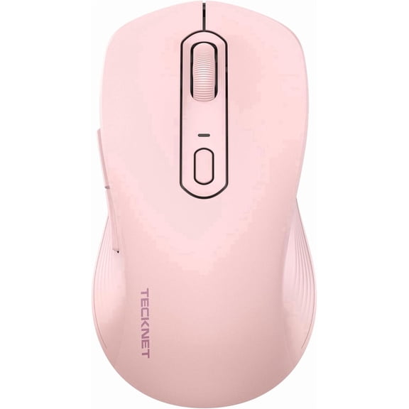 Bluetooth Mouse, Tri-Mode Wireless Mouse for Laptop, Silent Click, Ergonomic Design, 4800 DPI Computer Mice Wireless, Dual Mode for Laptop, Computer, iPad, MacBook
