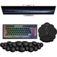 thumbnail image 1 of TECKNET BASICS Cloud Ergonomic Mouse Pad with Wrist Rest, Memory Foam Support & Non-Slip Base for Pain Relief, Office & Gaming， Black, 1 of 8