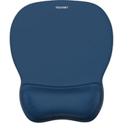 TECKNET BASICS Gel Mouse Pad with Wrist Rest, Ergonomic Office Mousepad with Wrist Support, Non-Slip & Smooth Surface, C