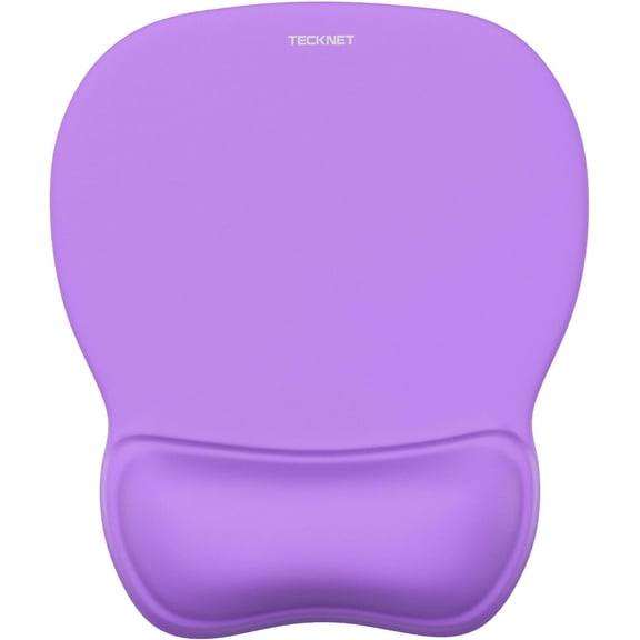 TEIMA Gel Mouse Pad with Wrist Rest, Ergonomic Office Mousepad with Wrist Support, Non-Slip & Smooth Surface, Comfortable Desk Mat for Office Gaming Study - Purple