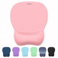 thumbnail image 1 of TECKNET BASICS Gel Mouse Pad with Wrist Rest, Ergonomic Office Mousepad with Wrist Support, Non-Slip & Smooth Surface, Comfortable Desk Mat for Office Gaming Study- Pink, 1 of 7