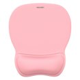 thumbnail image 1 of TECKNET BASICS Gel Mouse Pad with Wrist Rest, Ergonomic Office Mousepad with Wrist Support, Non-Slip & Smooth Surface, Comfortable Desk Mat for Office Gaming Study- Pink, 1 of 8