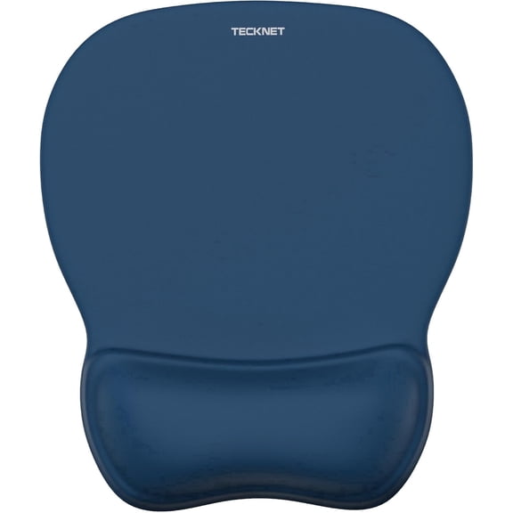 TECKNET Gel Mouse Pad with Wrist Rest, Ergonomic Office Mousepad with Wrist Support, Non-Slip & Smooth Surface, Comfortable Desk Mat for Office Gaming Study- Navy