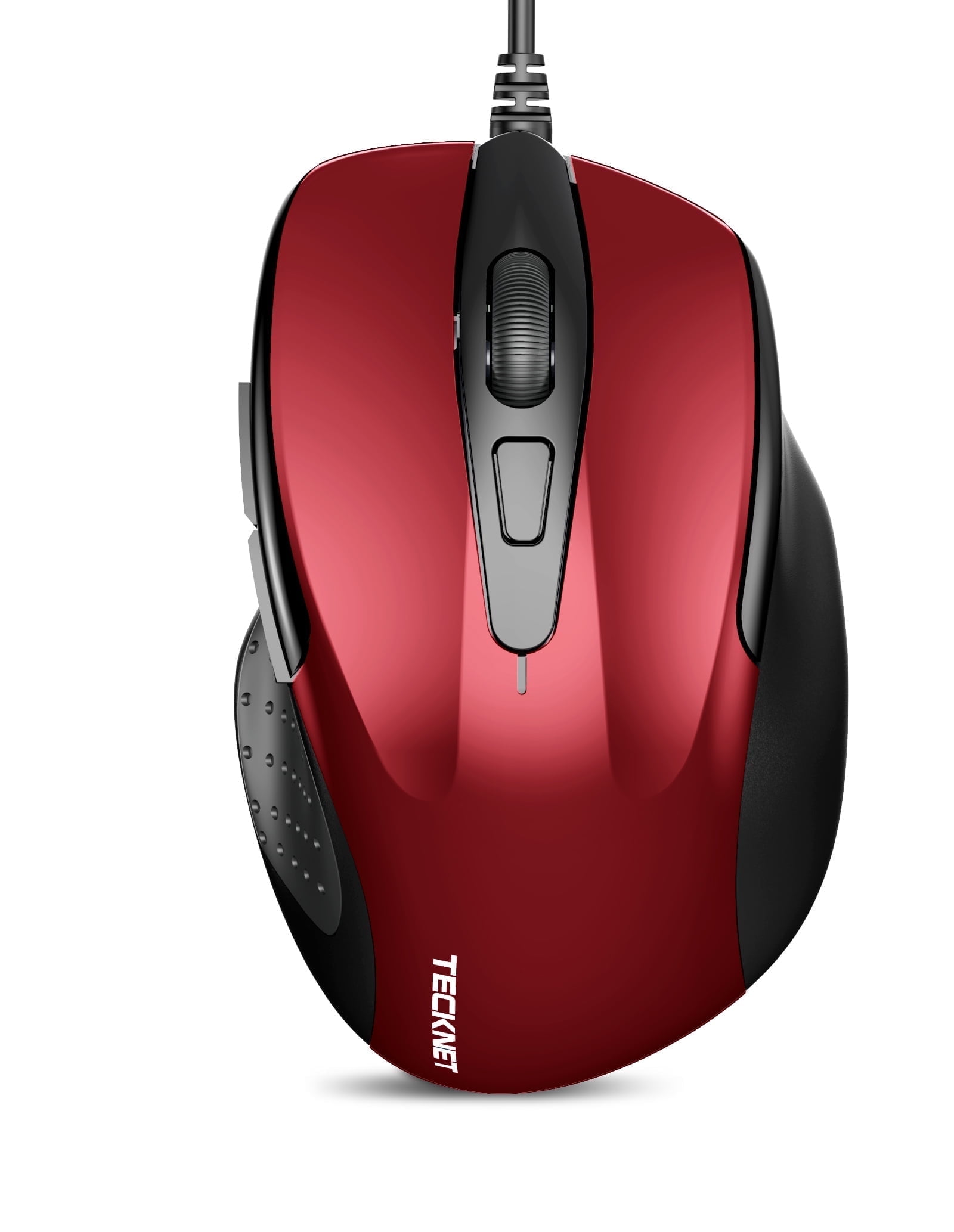 Pc Inbuilt Mouse TECKNET USB Wired Mouse, 6-Button Corded Computer Mouse with 4 ...