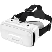 TECKNET BASICS VR Headset, 110&deg; FOV Anti-Blue Light Adjustable 3D VR Glasses for Kids, Compatible with iPhone, Samsung and Android 4.7‑7.2 Inch Phones