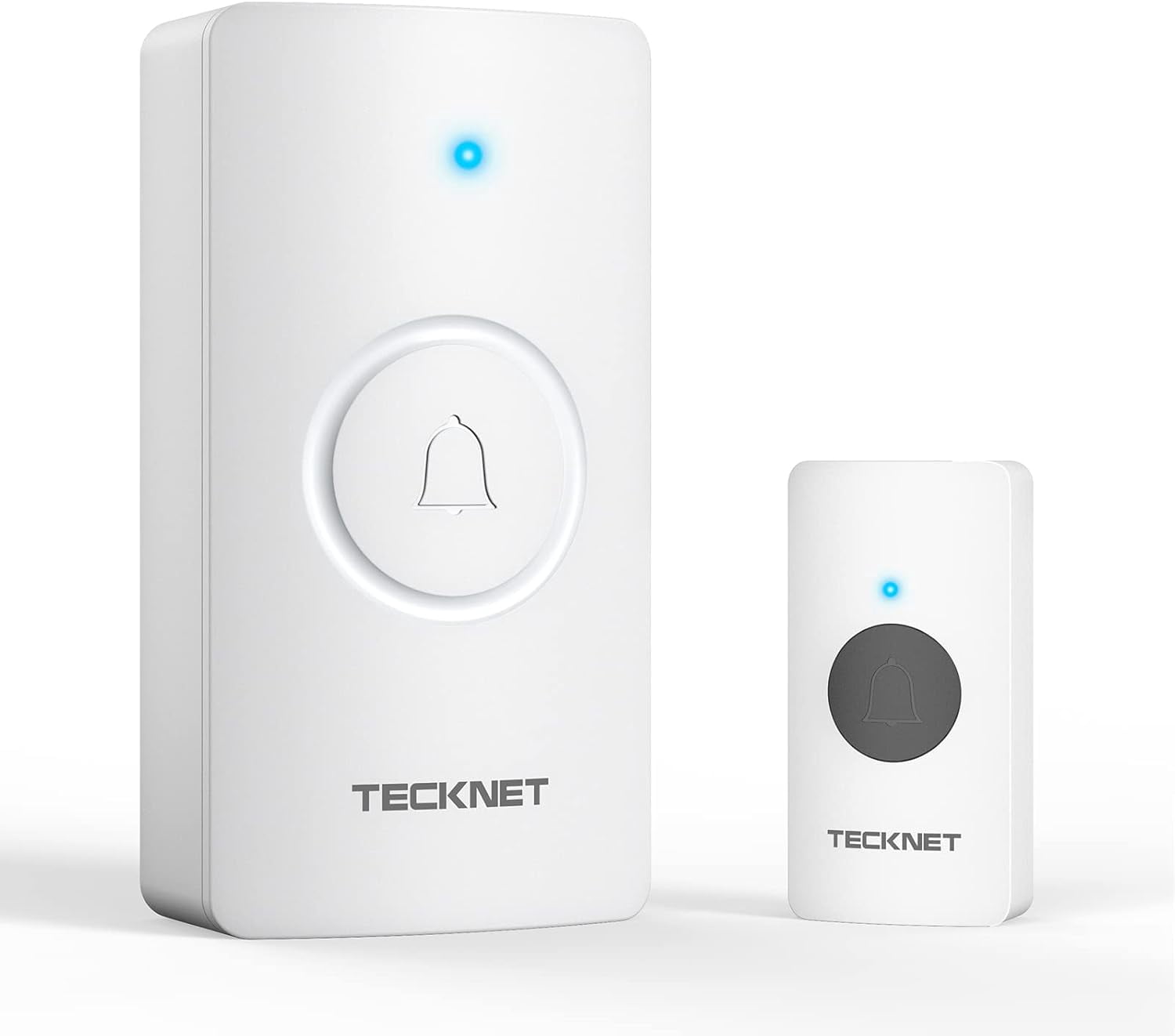 Ip67 Bell Ringer TECKNET Wireless Doorbell 1312FT, IP67 Waterproof Classroom Doorbell ...