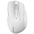 thumbnail image 1 of TECKNET Wireless Mouse (2.4G & BT5.0/3.0) Silent 4800 DPI Computer USB A & Bluetooth Mouse 6 Buttons, Wide Compatibility - White, 1 of 8