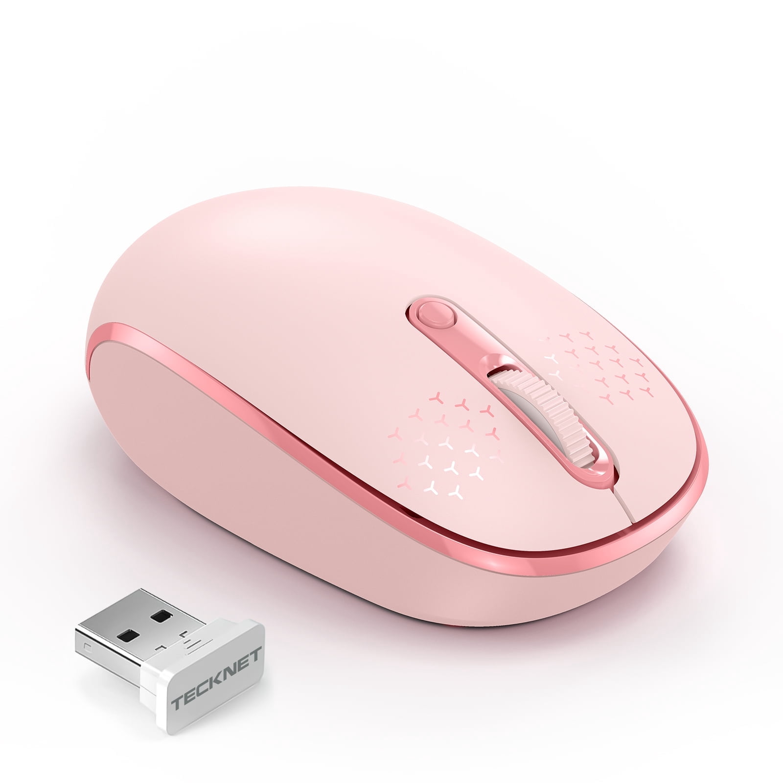 TECKNET Wireless Mouse, 2.4G Quiet Computer Mouse with USB Receiver, 4 ...
