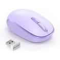 thumbnail image 1 of Wireless Mouse, 2.4G Quiet Computer Mouse with USB Receiver, 4 Buttons Portable Cordless Mice for Chromebook, Laptop, PC, Mac, 800/1200/1600 DPI, 1 of 8