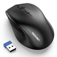 thumbnail image 1 of TECKNET Wireless Mouse, 2.4G USB Computer Mouse with 6-Level Adjustable 4800 DPI, Silent Quiet Click，30 Months Battery, Ergonomic Grips, 6 Buttons Portable for PC, Chromebook, Mac, 1 of 10