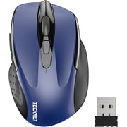 TECKNET BASICS Wireless Mouse,2.4GHz with USB Receiver,Computer Mouse for Laptop,PC,Computer,Chromebook,Notebook,2600 DP
