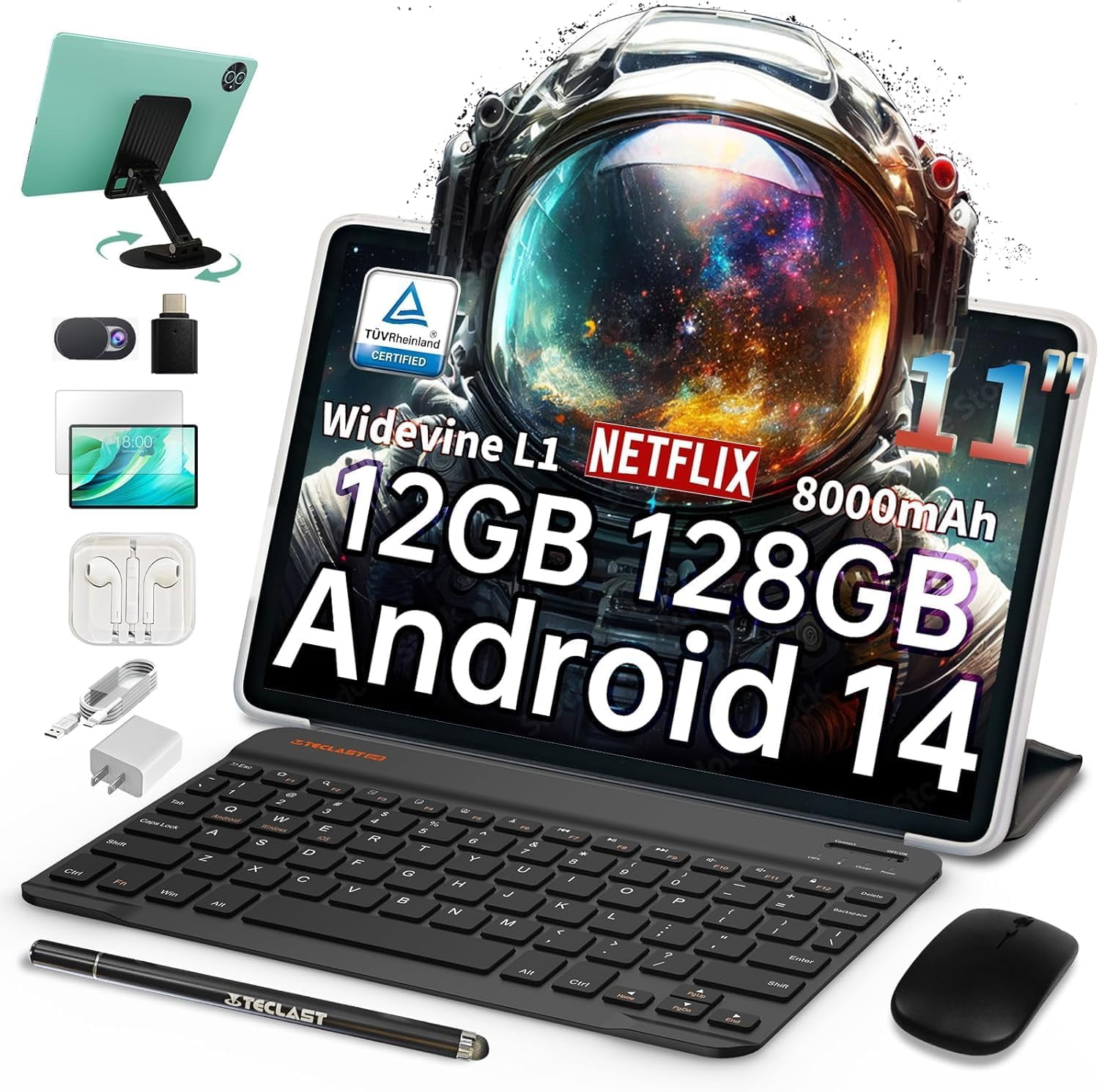 超格安価格 TECLAST P50S Android 14 Tablet, 11 Androidタブレット本体