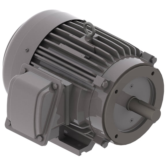 TECO-Westinghouse 7.5HP Cast Iron Electric Motor, 3600 RPM