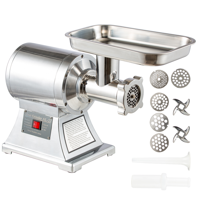 TECSPACE 110V Commercial Meat Grinder, 1100W 550Lbs/hour Electric Meat
