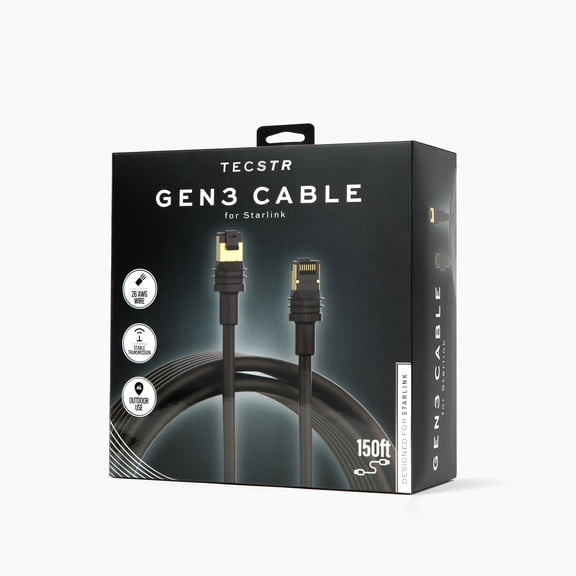 TECSTR Starlink Gen 3 Cable – 150 ft
