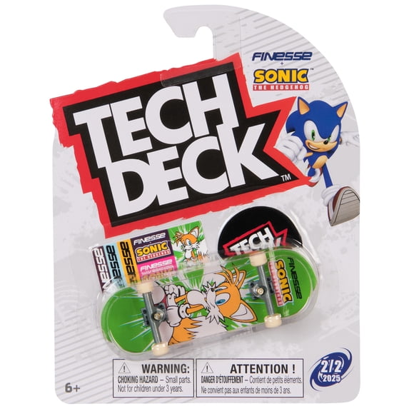 Tech Deck Fingerboard, Customizable Mini Skateboards, for Ages 6 and up (Styles May Vary)