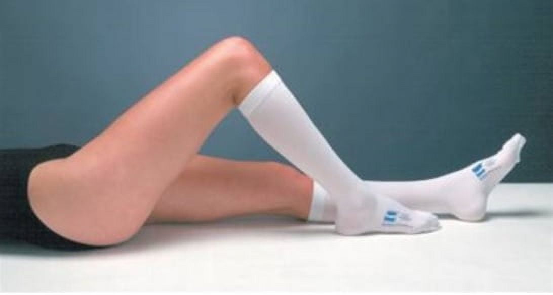 Futuro Anti-Embolism Stocking, Thigh Length, Closed Toe White Large, Regular
