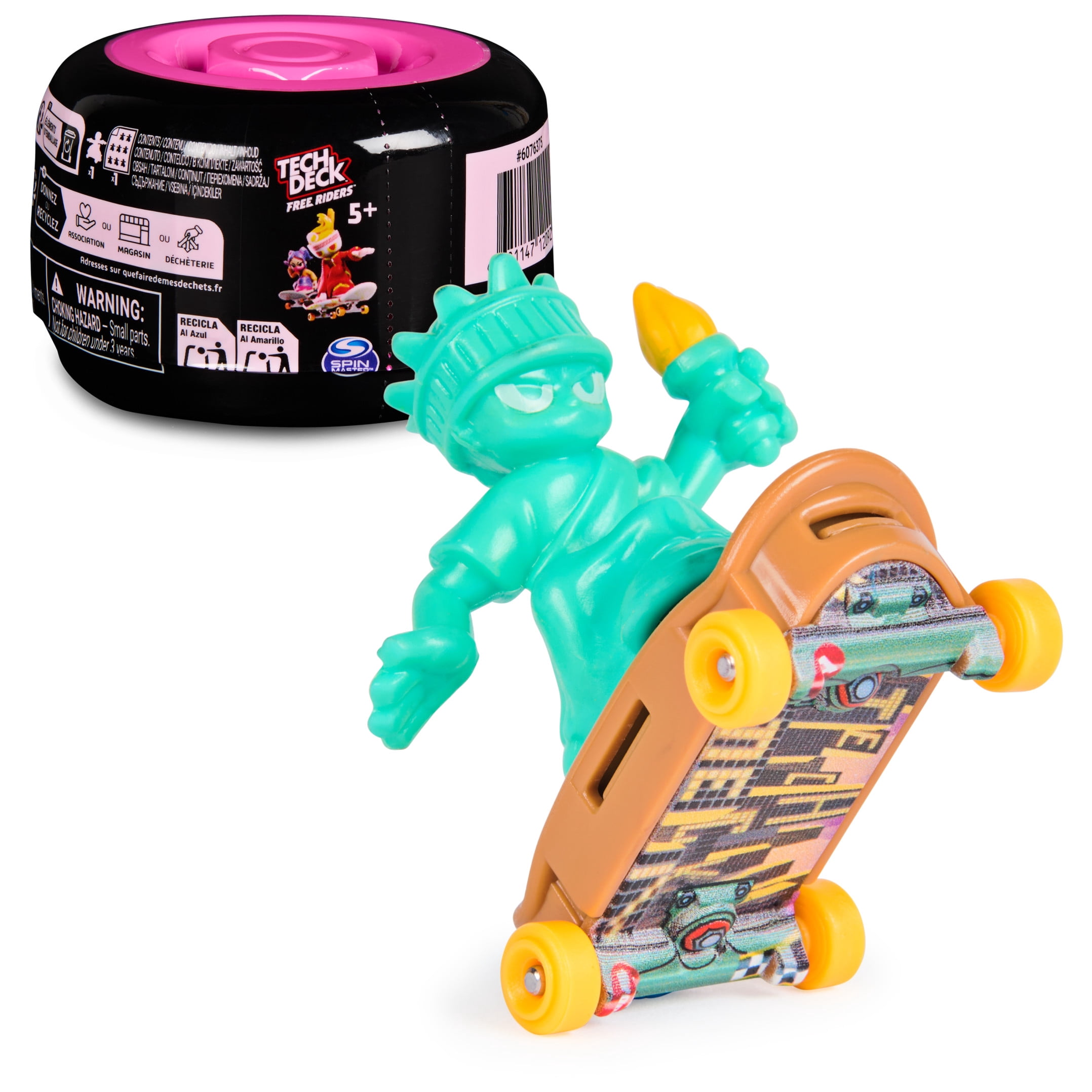 Tech Deck Free Riders Single Blind Pack Fingerboard Toy, Ages 3 & up