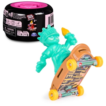 Tech Deck Free Riders Single Blind Pack Fingerboard Toy, Ages 3 & up (Styles May Vary)