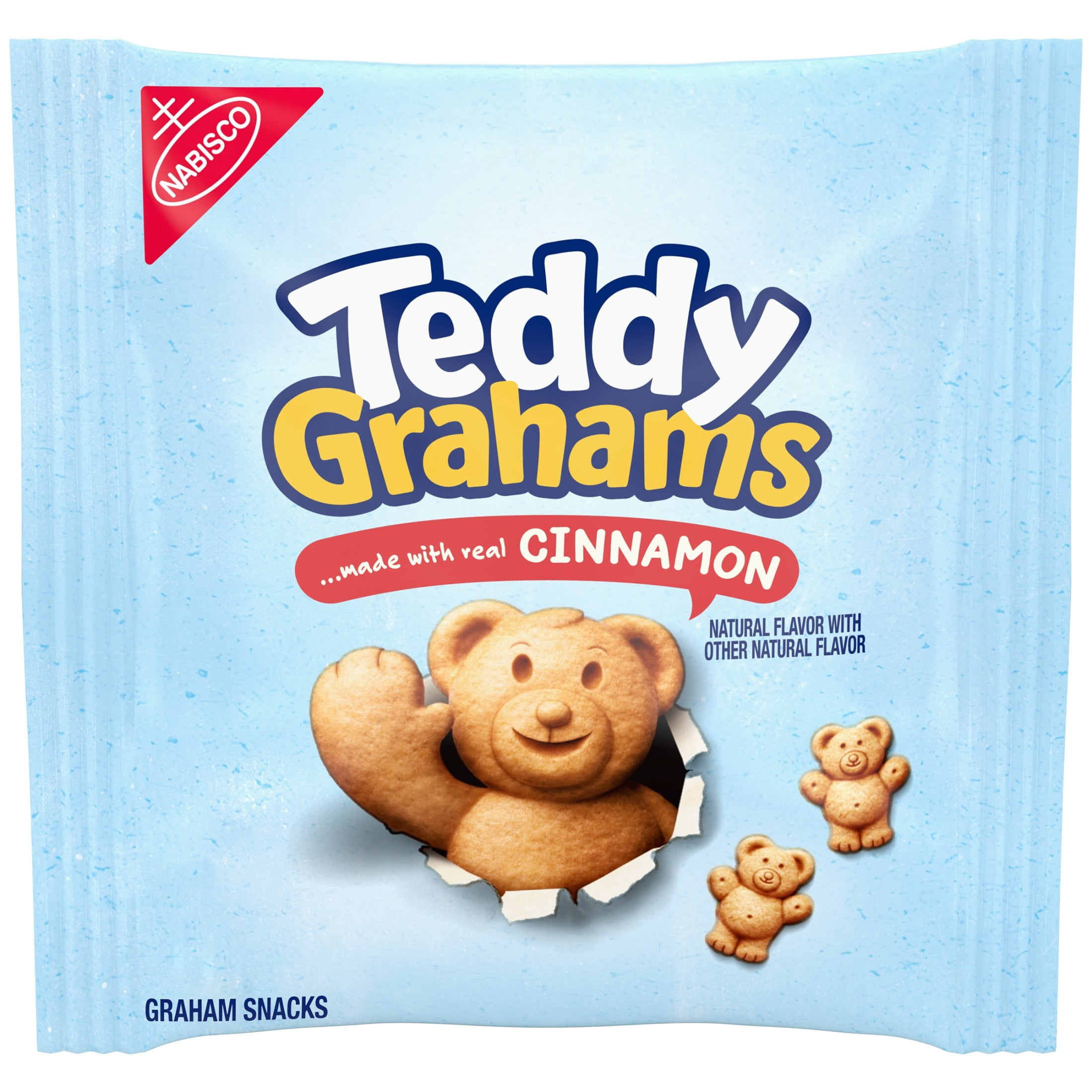 TEDDY GRAHAMS Cinnamon Graham Snacks, Kids Snacks, 0.75 oz Snack Pack