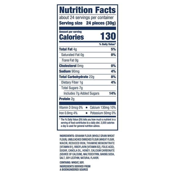 TEDDY GRAHAMS Honey Graham Snacks, Value Size, Kids Snacks, 25 oz (2pack)