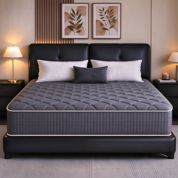 TEDLAYGG Twin 4 Inch Pocket Spring Mattress in a Box with Motion Isolation, Edge Support and Pressure Relief