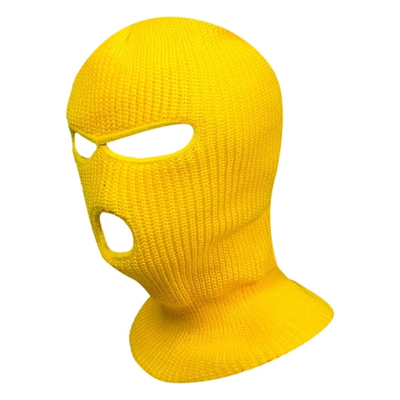 TEDOYE Fashion Winter Warm Hats Winter Warm Headgear For Men And Women Outdoor Cycling And Skiing Hat Three Hole Open Eye Knitted Hat Fashion