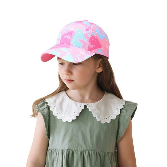 TEDOYE Toddler Boys Hat Children Baseball Cap Summer Cartoon Prints Caps Car Girls Trucker Kids Sun Kids Hat Relaxed Fit Wear, 2-7 Years