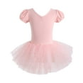 thumbnail image 1 of TEDOYE Toddler Girls Ballet Dance Dress For Performance V-Neck Leotard Tutu Skirt Outfits For Recital And Practice Comfortable Stretchy Soft Fabric Leisure Wear, 7-8 Years, 1 of 3