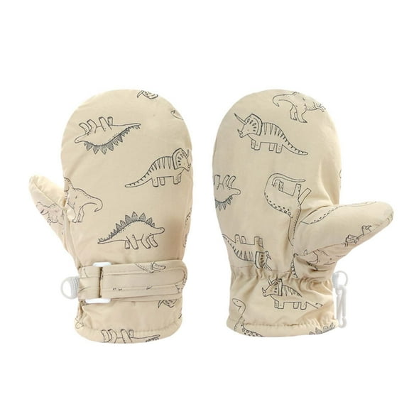 TEDOYE Toddler Gloves Toddler Mittens Cute Print Toddler Snow Gloves Baby Winter Mittens For Toddler Boys Girls Baby Gloves Stylish Wear, 6-24 Months