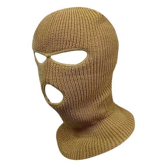 TEDOYE Winter Beanie Hats For Women Winter Warm Headgear For Men And Women Outdoor Cycling And Skiing Hat Three Hole Open Eye Knitted Hat Classic