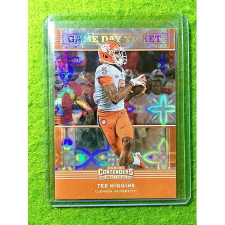 TEE HIGGINS GALACTIC PRIZM SSP ROOKIE CARD JERSEY #5 CLEMSON 2020 MAKE AN OFFER