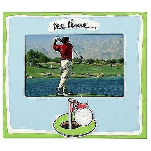 TEE TIME painted keepsake 6x4 frame by Malden - 4x6