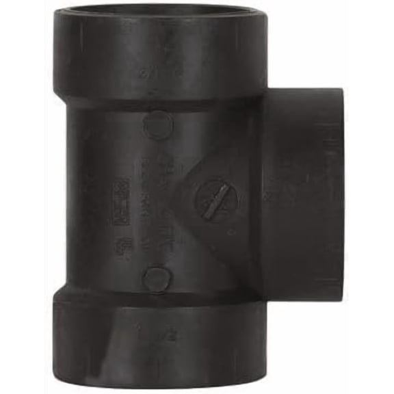 Charlotte Pipe ABS Tee Vent In-Line Vent - 1.5 Inch HXHXH, Multicolor