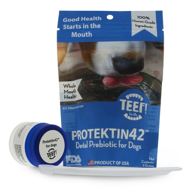 TEEF Daily Dental Care - Natural Dog Dental Water Additive, Fights Plaque and Tartar - No Brushing, Add to Water Bowl and Say Goodbye to Bad Dog Breath - Essential For Dog Gum Disease Treatment