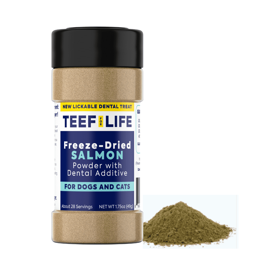 TEEF for Life - Lickable Dental Treat Powder for Dogs and Cats (Wild Caught Salmon)