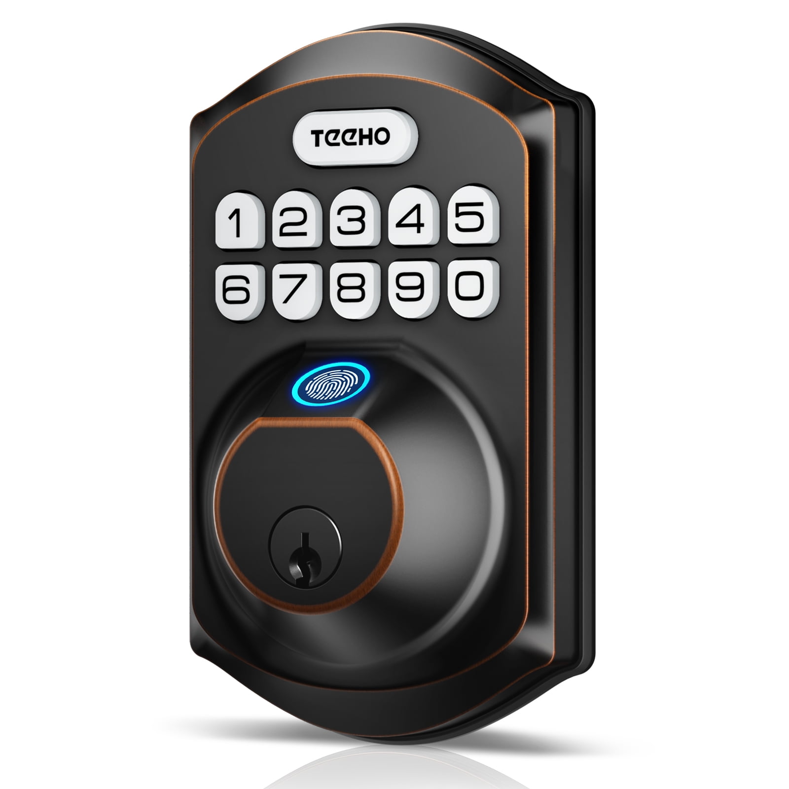 TEEHO Fingerprint Door Lock Keyless Entry Smart Deadbolt Lock for