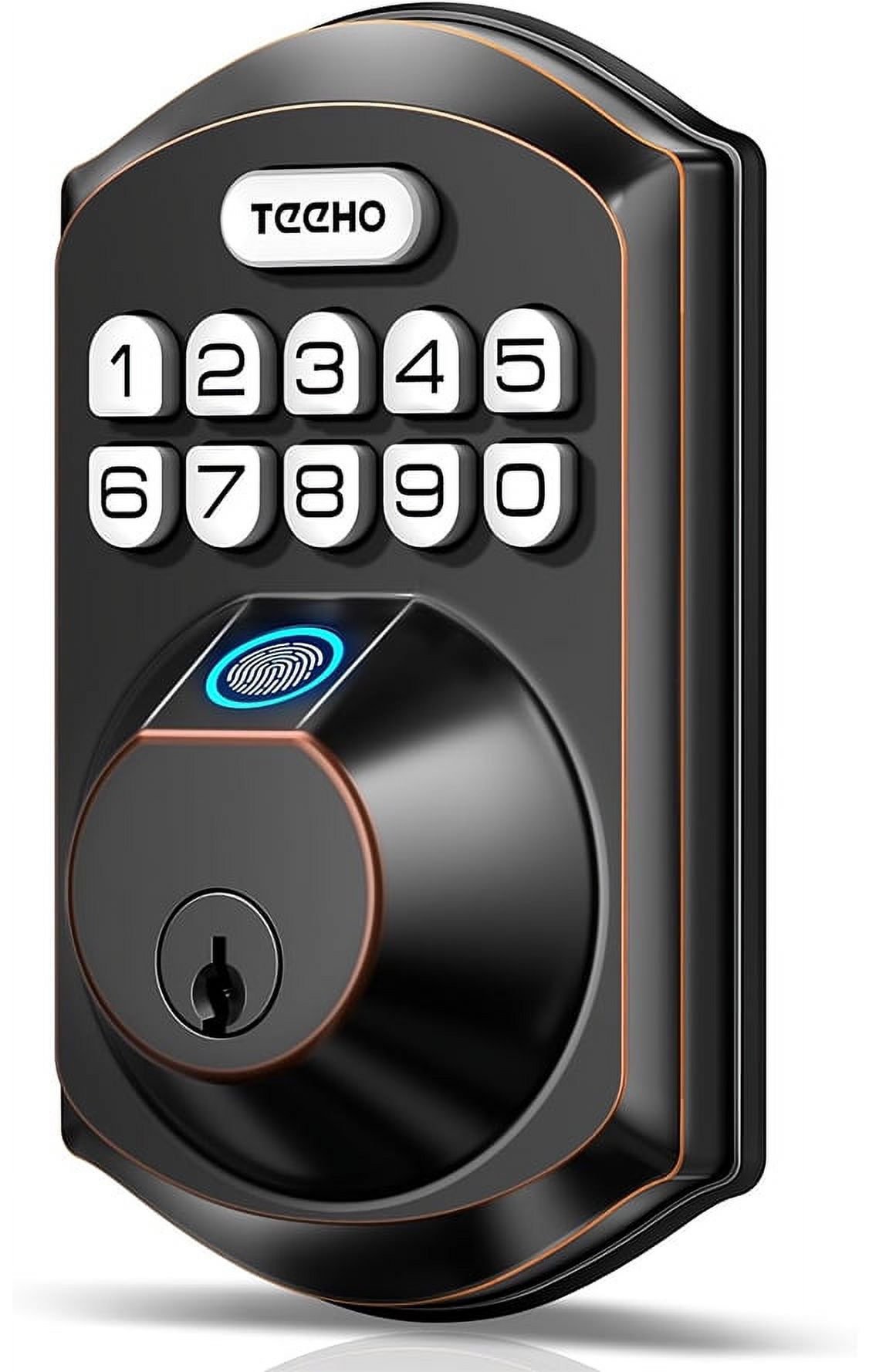 Brinks Single Cylinder Deadbolt in Matte Black Finish
