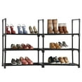 thumbnail image 1 of TEEMARS Shoe Rack Organizer, 3 Tiers Metal Shoe Storage Shelf for 12 Pairs of Shoes and Boots, Space Saving Large Shoe Cabinet for Bedroom, Cloakroom, Hallway Entryway, 1 of 8