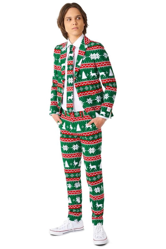 Teen Boys' Suits TEEN BOYS Festive Green - US 14Y Green
