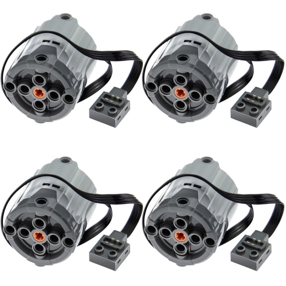 TEESE 4pcs Technic-Motor Set with XL-Motor, Compatible with Technic-Parts, MOC Project Replacement-Parts