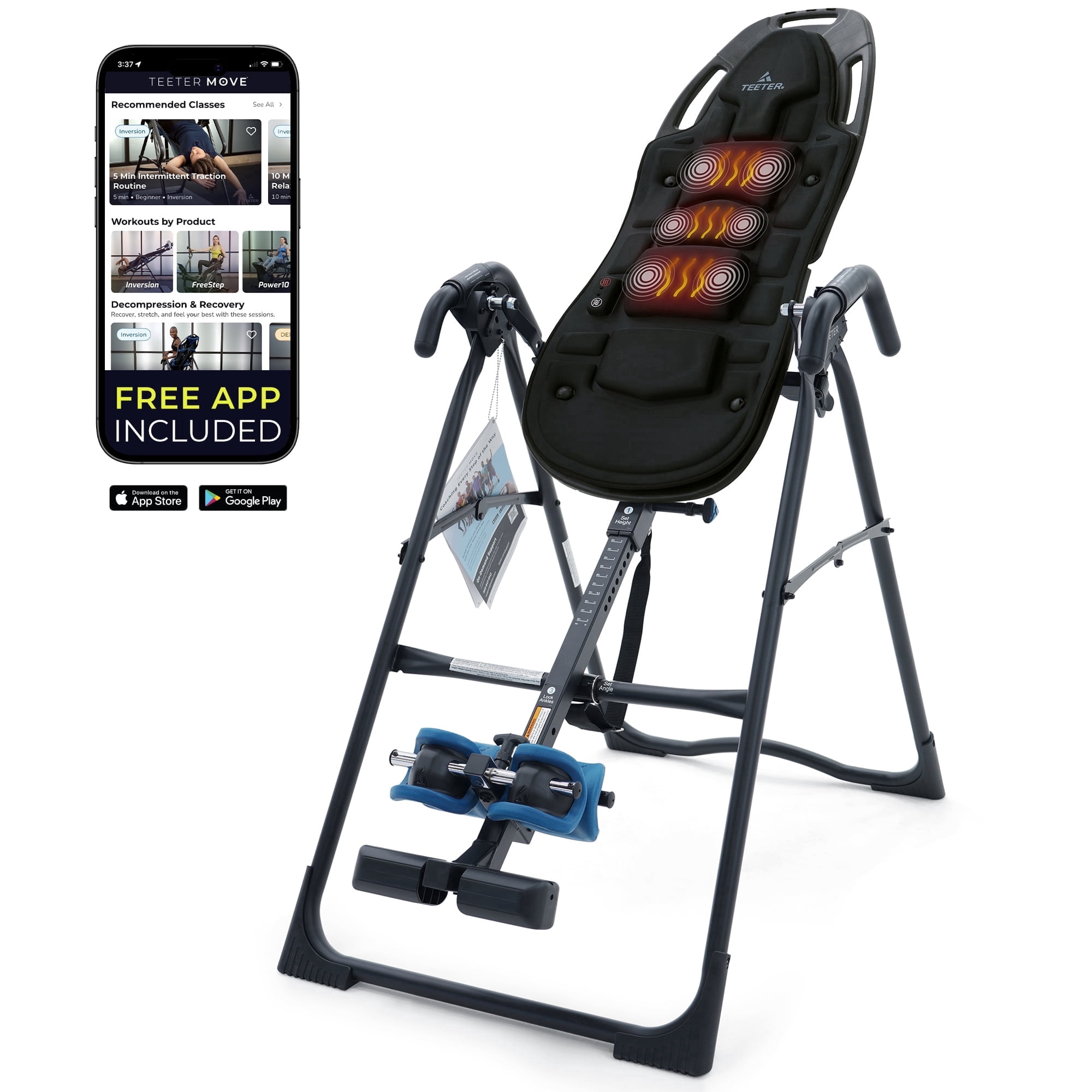 Heat and Massage Inversion Tables