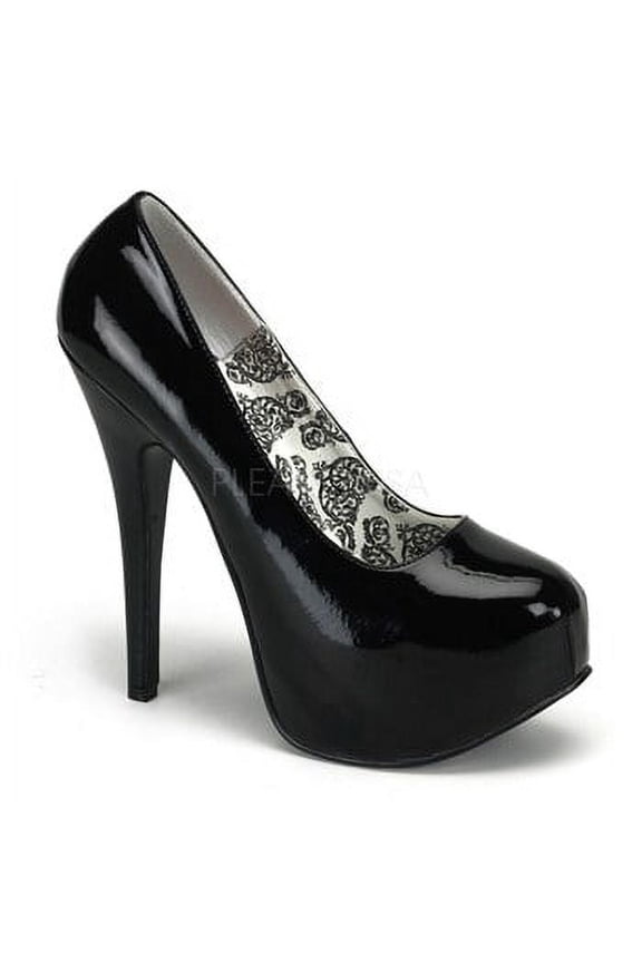 TEEZE-06W, 5 3/4" Heel, 1 3/4" Hidden Platform Pump Shoes