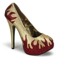 thumbnail image 1 of TEEZE-27, Concealed  Pump With Rhinestone Flames, 1 of 2