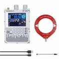 thumbnail image 1 of TEF6686 Radio DP-666 Full Band FM/LW/MW/SW Shortwave Radio ESP32 RDS 2.8 Inch IPS Touch Screen+Loop Antenna Kit,1 * Radio 1 * Loop Antennas 1 * Touch Pen 1 * TYPE-C Data Cable,White, 1 of 8