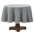thumbnail image 1 of TEFLON Addison 100% Microfiber Fabric Highly Durable Restaurant Ready Spill Proof and Wrinkle Resistant Treated Tablecloth for Indoor and Outdoor Use, 70 Inch Diameter Grey, 1 of 5