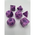 thumbnail image 1 of TEG - 7 Pink & Purple w/ Purple Marbled Polyhedral Dice, 1 of 1