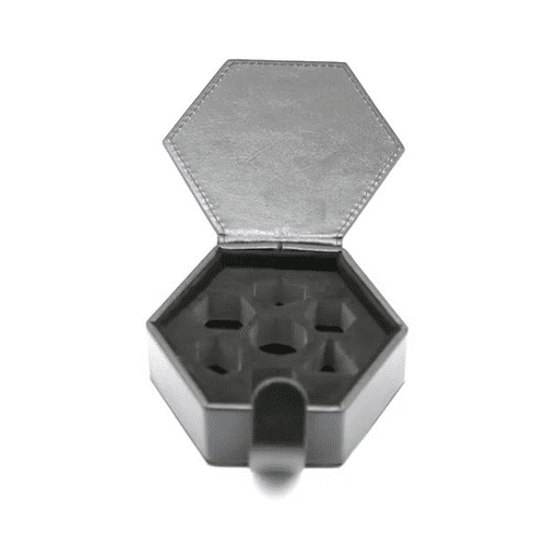 TEG - Magnetic Hexagonal Dice Carrying Case - Black